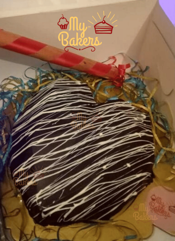 Pinata Chocolate Heart Shape Cake