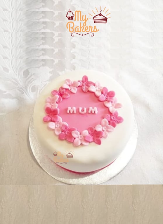 Mothers Day Special Fondant Cake