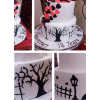 Hand Painting Cake for Anniversary