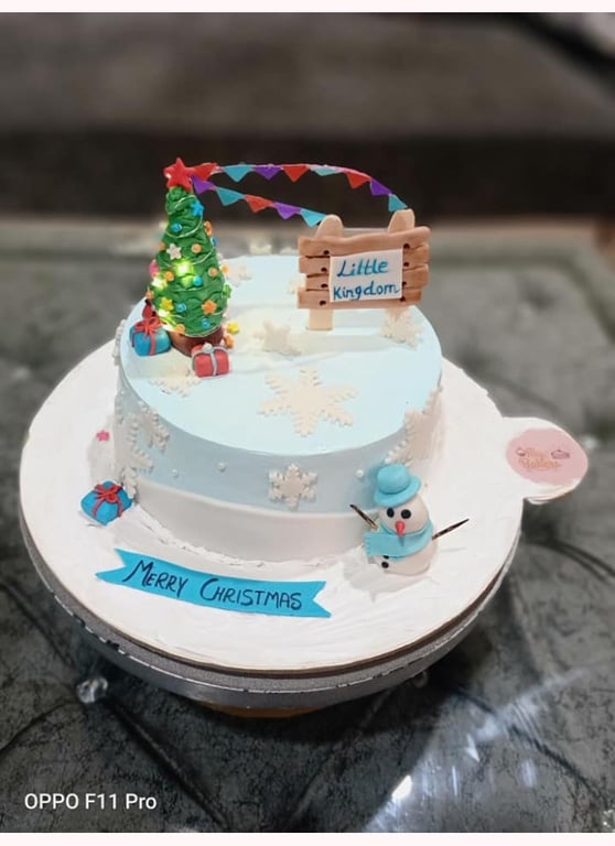Christmas Theme Cake