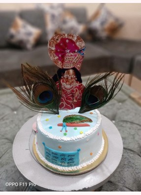 Laddoo Gopal G Theme Cake