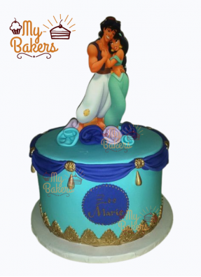 Aladdin Theme Fondant Cake