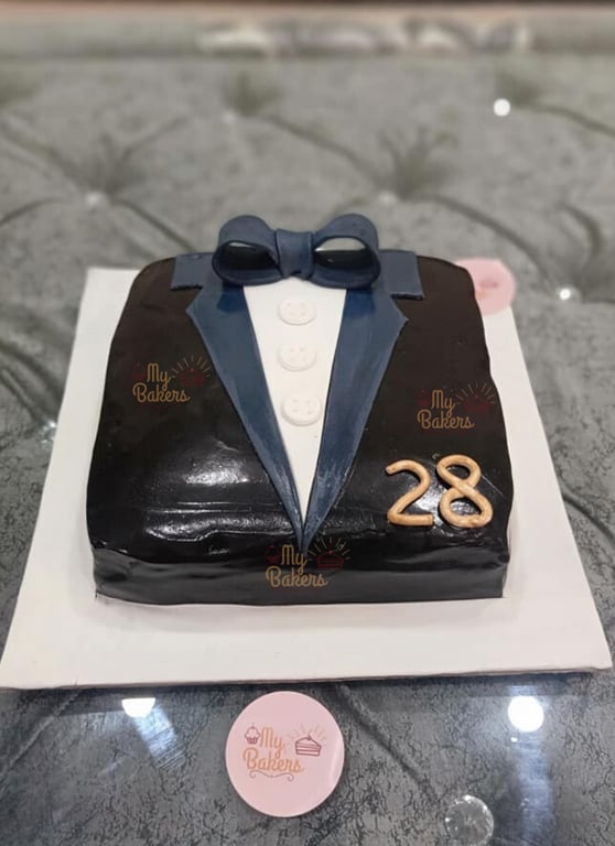 Gentleman Theme cake