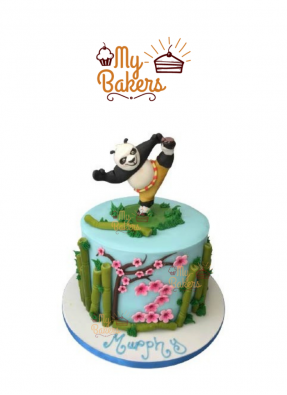 Kung Fu Panda Birthday Theme Cake