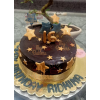 Golden Star Gold Theme Cake