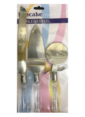 Stainless Steel Cutting Set 3 Pcs pack of 1