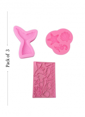 Silicon Marz Mould All Sea Animals pack of 3