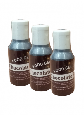 Food Gel Color Chocolate Brown pack of 3
