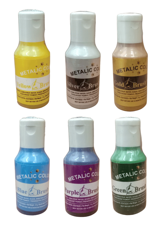 Metalic Assorted Color Pack of 6