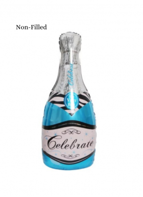 Celebrate Bottle Foil Balloon 18 inch Blue