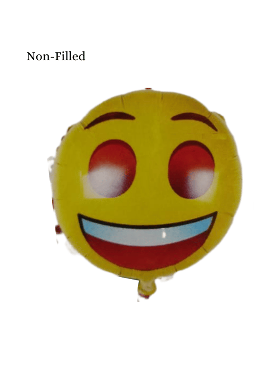 Emoji With Smile Foil Balloon 18 inch Yellow