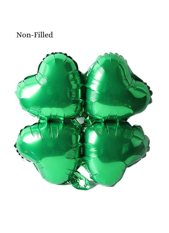 Four Leaf Clover Foil Balloon 18 inch Green