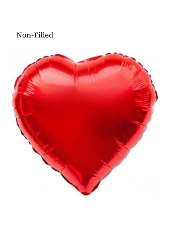 Heart Shape Foil Balloon 18 inch Red