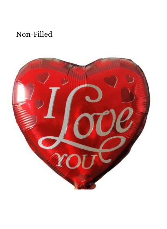 I Love You Heart Shape Foil Balloon 32 inch Red