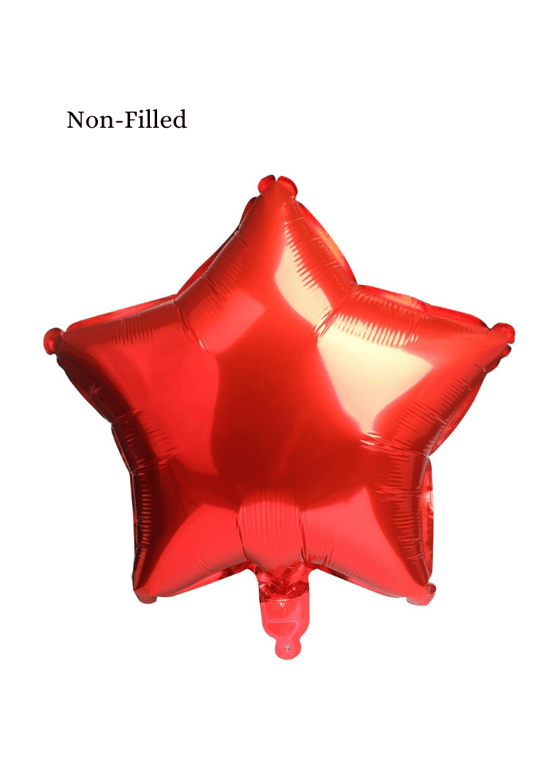 Star Shape Foil Balloon 18 inch Red
