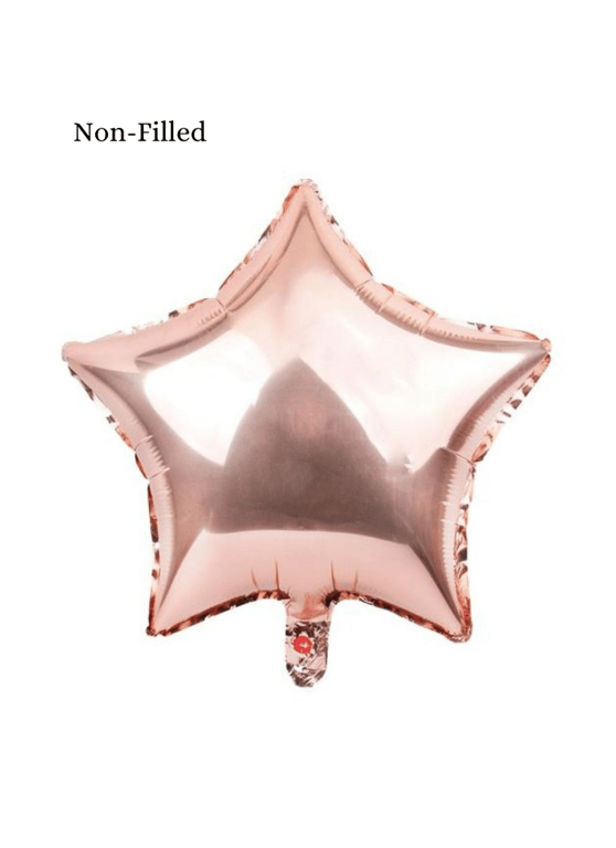 Star Shape Foil Balloon 18 inch Rose Gold