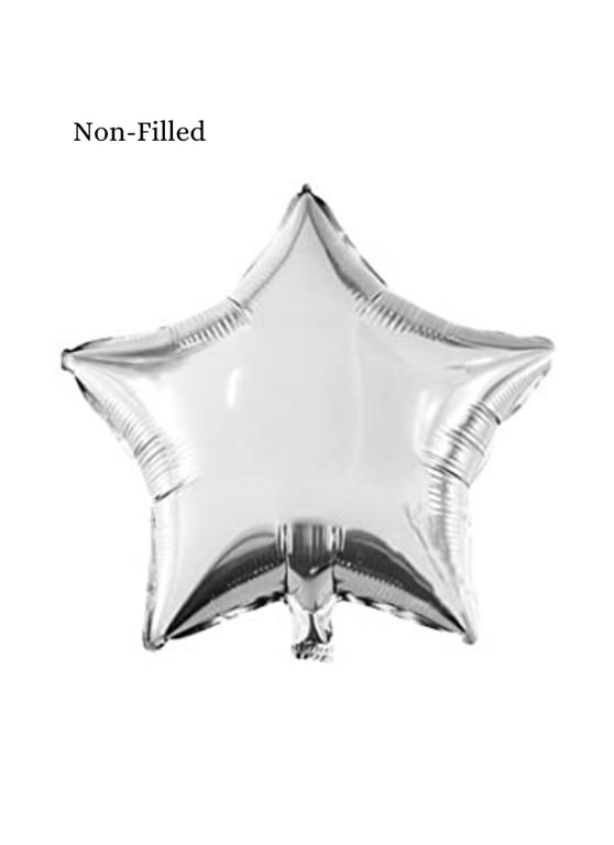 Star Shape Foil Balloon 18 inch Silver