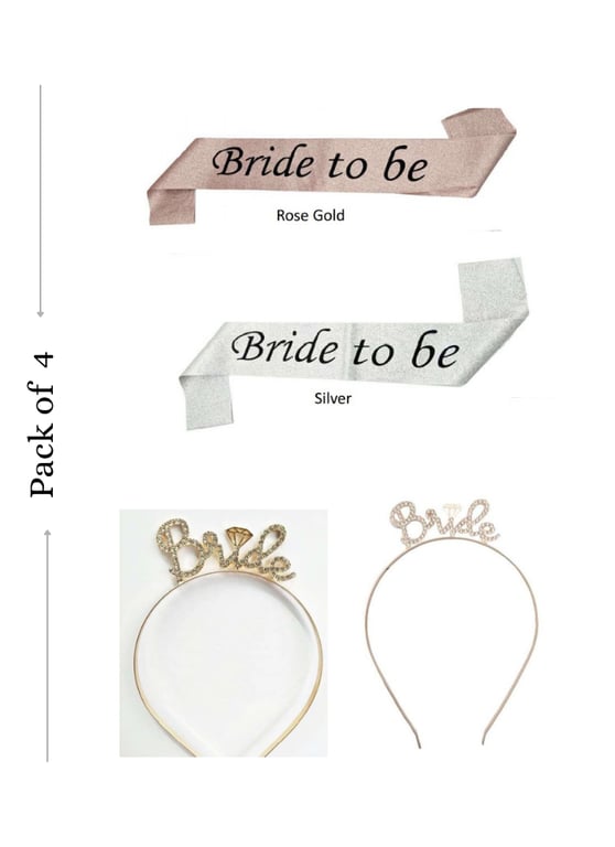 Bride To Be Headband and Sash pack of 1