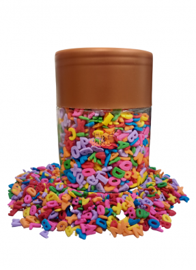 Multi color Alphabets sprinkles pack of 100 gram