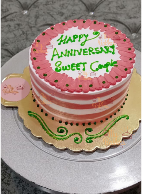 1 Month Anniversary Cake