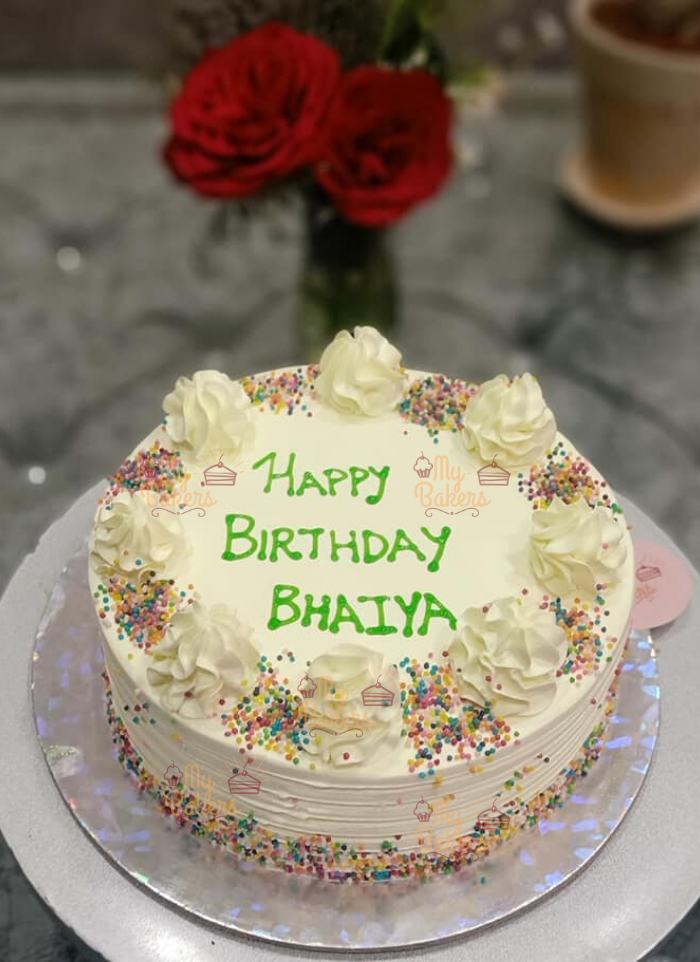 Birthday Cake For Bhaiya