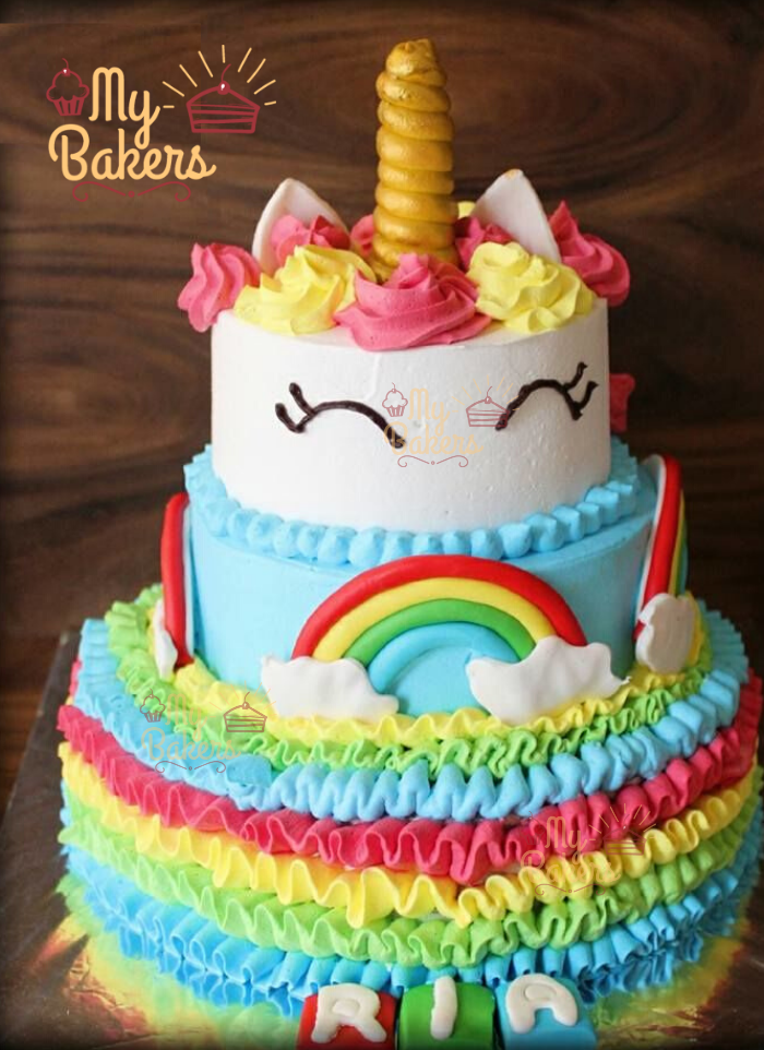 Exclusive Unicorn Theme Cake