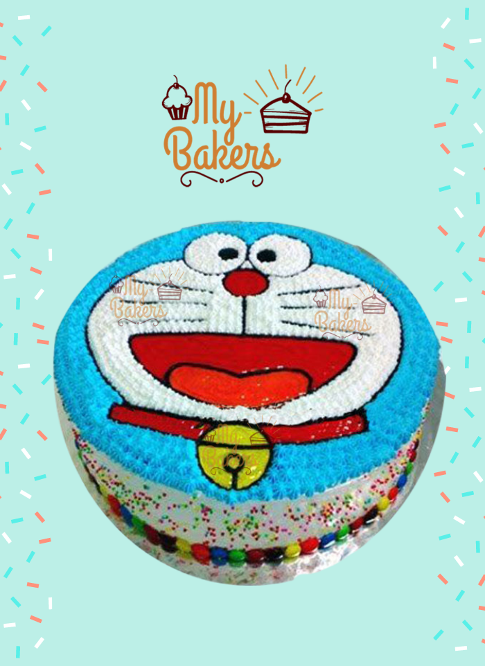 Flavorous Doraemon Theme Cake