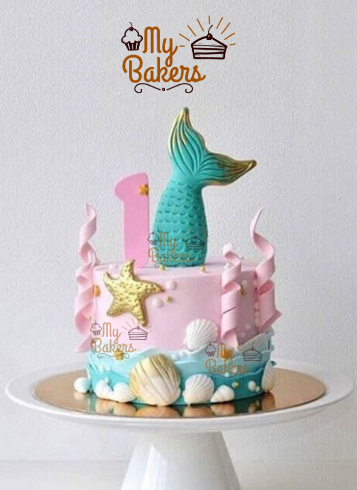 Mermaid Theme Cake Moga