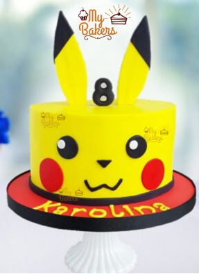 Pikachu Theme Cake