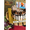 Chocolate Birthday Cake With Photo Mug And Rose Flower Dairy Milk Bookey