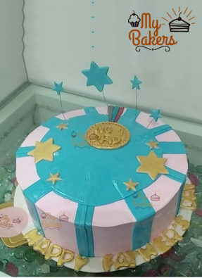Star Theme Fathers Day Cake