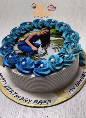 Luscious Photo Theme Birthday Cake