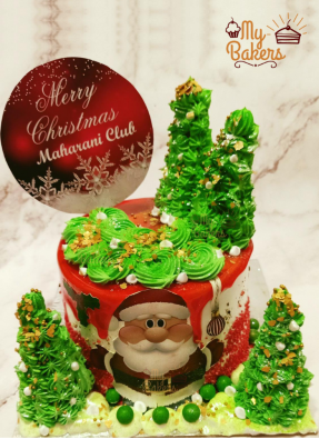Santa Claus Christmas Cake
