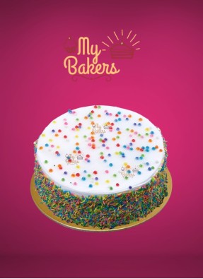 Colorful Sprinkles Yummy Cake