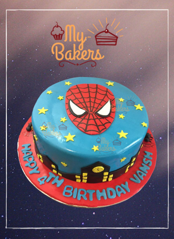 Divine Spiderman Theme Cake