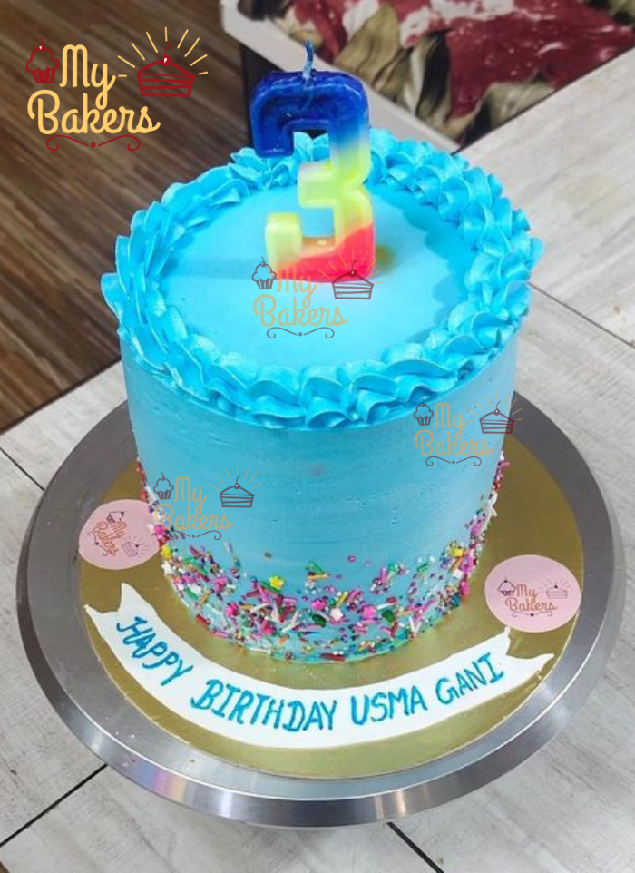 Shop for Fresh Tall Creamy Birthday Cake online Hyderabad