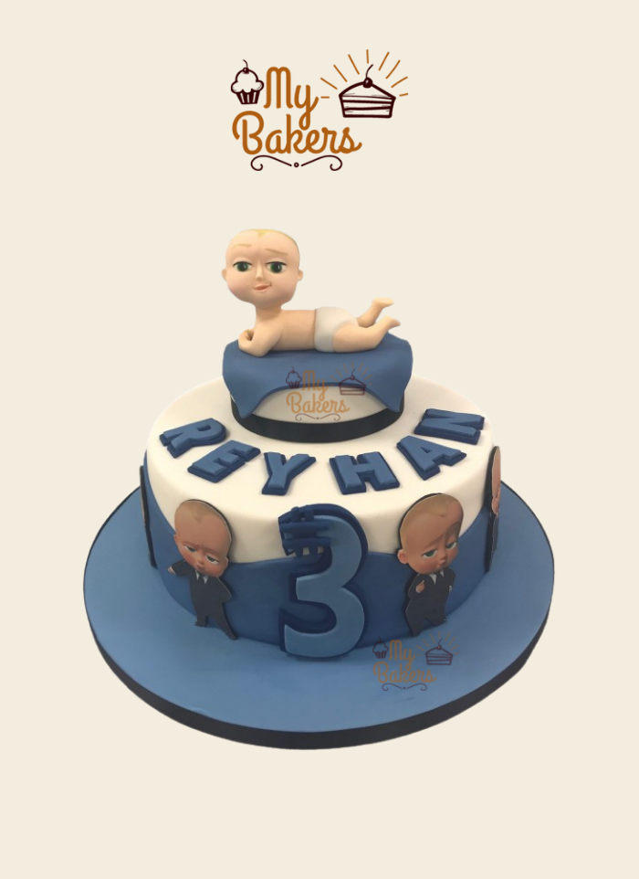 3rd Birthday Baby Boss Theme cake