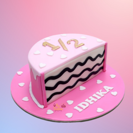 Half Year Birthday Cake