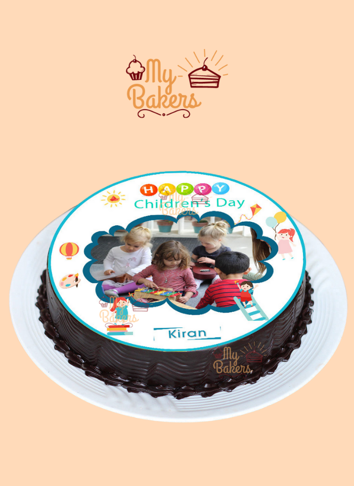 Children Day Photo Cake