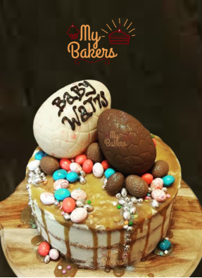 Easter Fondant Egg Theme Cake