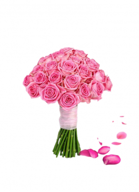 Joyful Pink Rose Bouquet