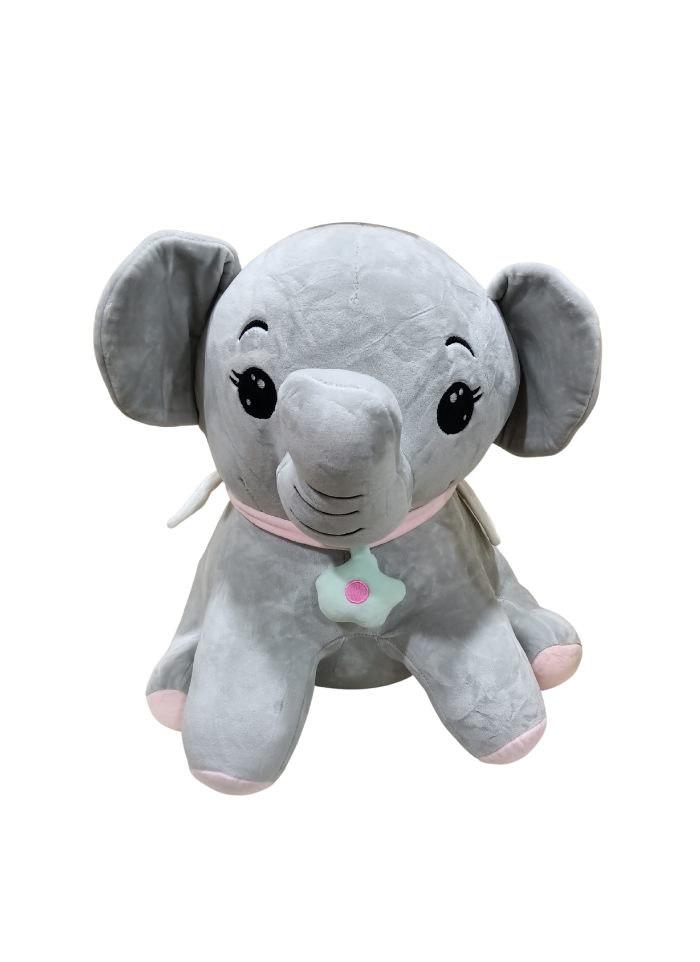 Big Giant Elephant Soft Toy 45 cm Grey