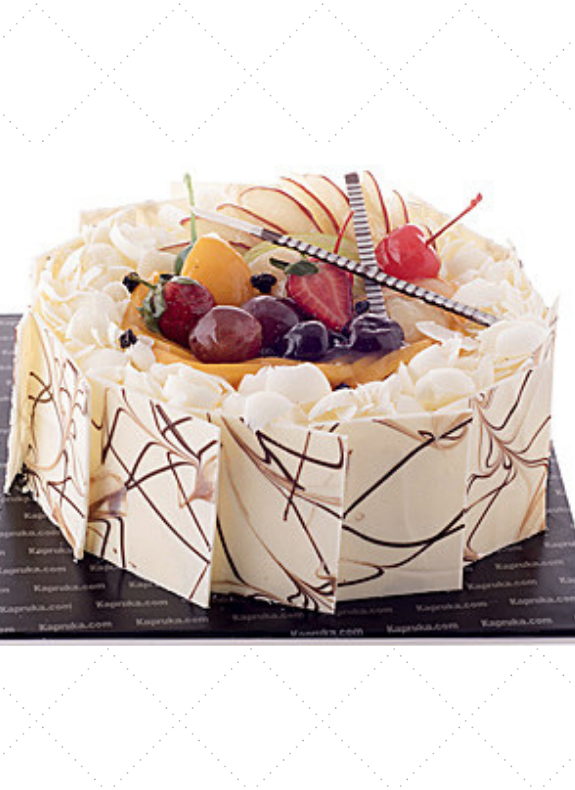 White Forest Mix Fruit Cake