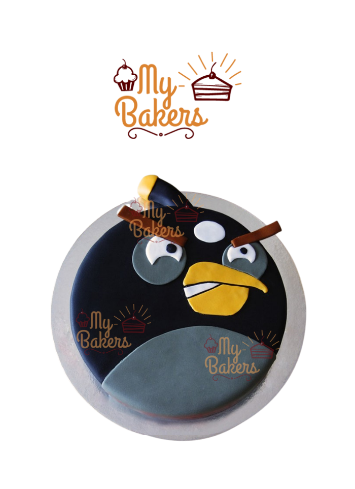 Angry Bird Theme Cake