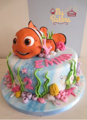 Happy Nemo Theme Cake