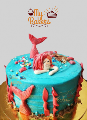 Mermaid Theme Designer Cake