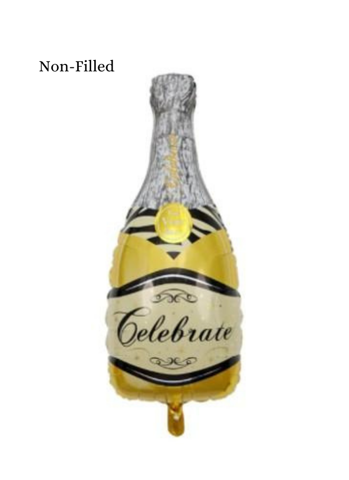 Celebrate Bottle Foil Balloon 18 inch Olive