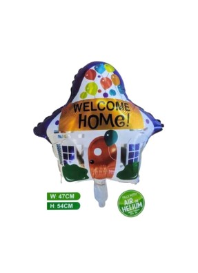 Welcome home foil balloon pack of 1