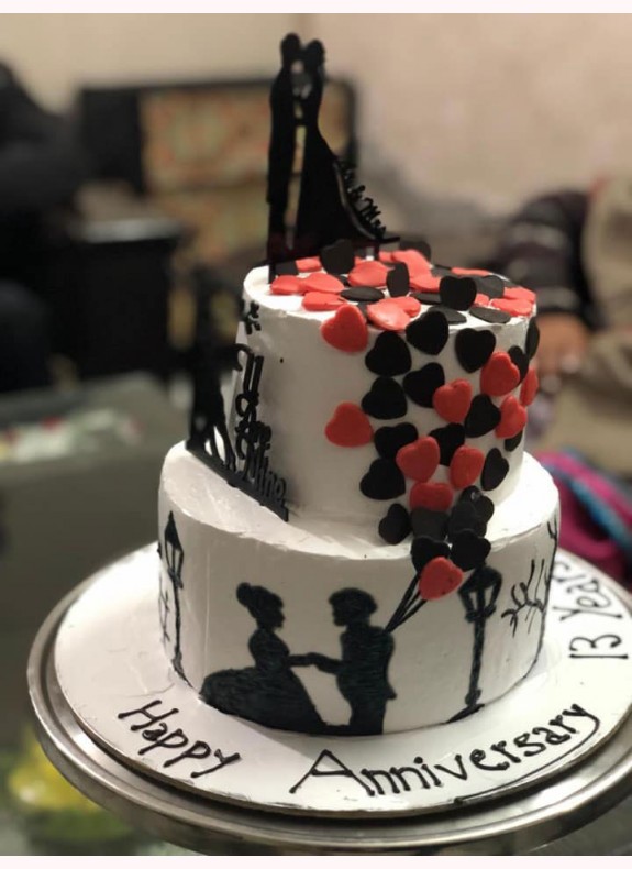 Online Anniversary Cake Delivery In Jagraon Order Anniversary Cakes