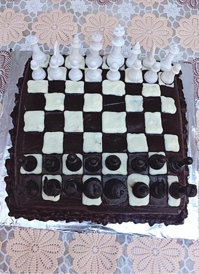 chess theme cake Surat